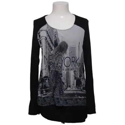 Top (Zwart, Wit) van Wearhouse Elastaan, Viscose