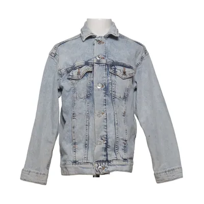 Denimjakke (Blå) fra H&M Bomuld, Elastan