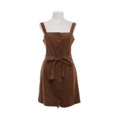 Jurk (Bruin) van Abercrombie & Fitch Elastaan, Imitatie suède, Polyester
