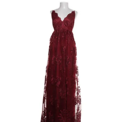 Robe de soirée (Rouge) de Moments Polyester