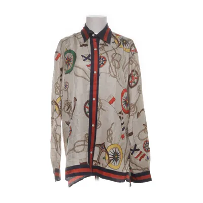 Skjorta (Beige, Flerfärgad) från GANT Silke