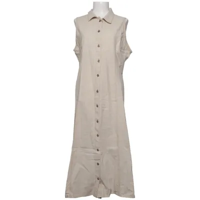 Robe chemise (Beige) de Hpo Coton, Lin