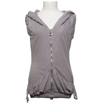 Short sleeve hoodie (Gray) from Rocawear Cotton, Elastane