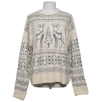 Jultröja (Vit, Flerfärgad) från L.O.G.G by H&M Akryl, Polyamid, Ull