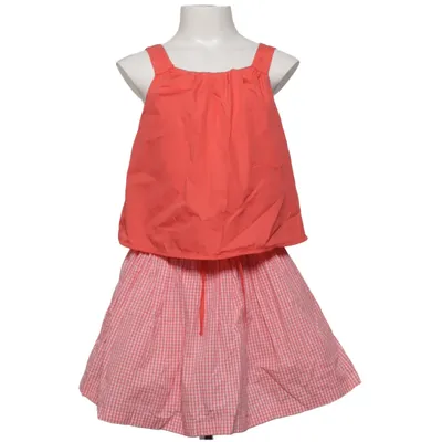 Dress (Pink, White) from Okaïdi Cotton