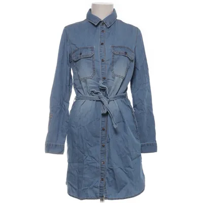 Skjortklänning (Blå) från New Look Denim Bomull, Polyester