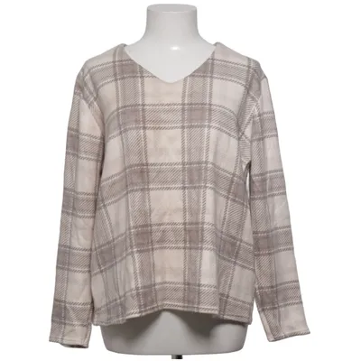Pull-over (Beige, Gris) de Luxe Collection Élasthane, Polyester