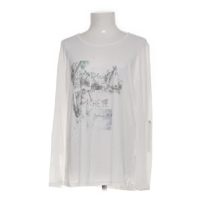 Long sleeve T-shirt (White, Multicolored) from Grandiosa Polyester, Viscose