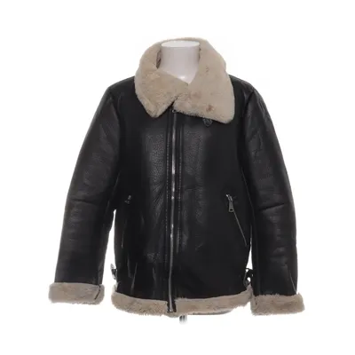 Shearling Jacke (Schwarz, Beige) von Primark Polyester