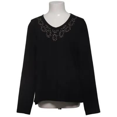 T-shirt à manches longues (Noir) de Women Coton, Élasthane