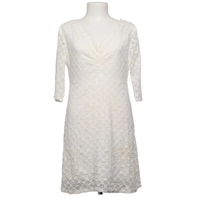 Klänning (Vit) från S&S Polyester, Viskos