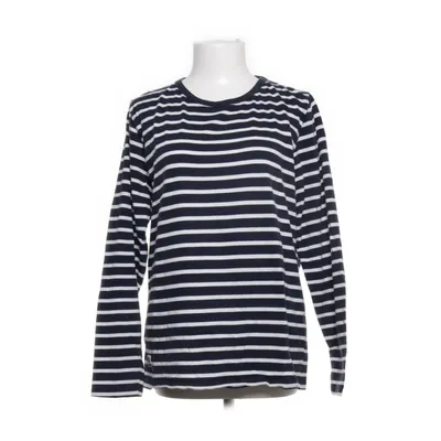 Lange mouwen shirt (Blauw, Wit) van Vailent Katoen