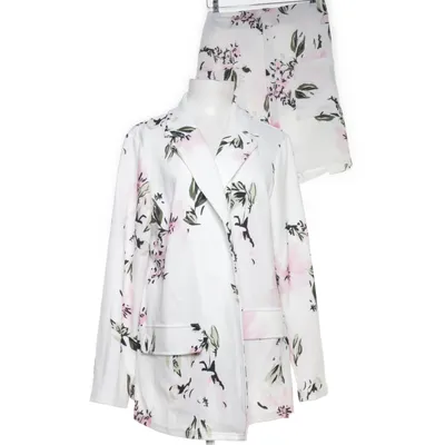 Set (Vit, Flerfärgad) från Shein Curve Elastan, Polyester