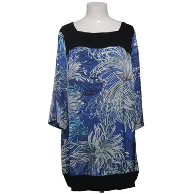 Jurk (Blauw, Zwart, Wit) van Emilia Lay Elastaan, Polyester, Viscose