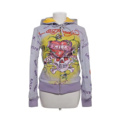 Jacket (Purple, Multicolored) from Ed Hardy by Christian Audigier Cotton, Leather
