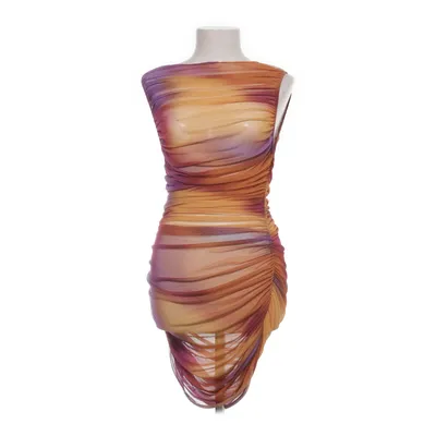 Strandklänning (Orange, Lila, Flerfärgad) från Zara Elastan, Polyester