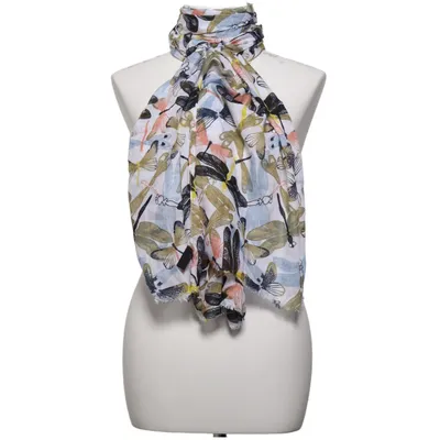 Shawl (White, Multicolored) from Solar