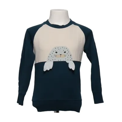 Sweatshirt (Blue, White) from Kolmården Cotton