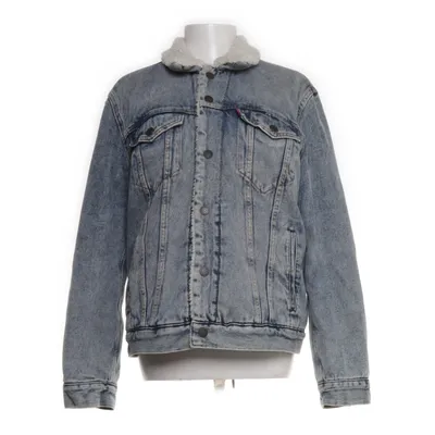 Fodrad jeansjacka (Blå, Vit) från Levi Strauss & Co Bomull, Pälsimitation, Polyester