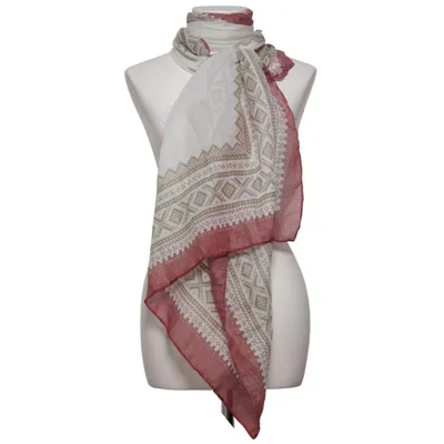 Châle (Rouge, Beige, Vert) de Marius Polyester