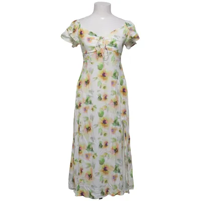Långklänning (Vit, Flerfärgad) från Stradivarius Polyester, Viskos