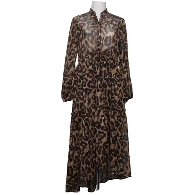 Långklänning (Brun, Svart) från Biscote Bomull, Polyester