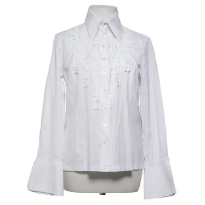 Bluse (Hvid) fra The Shirt Factory Bomuld, Polyester