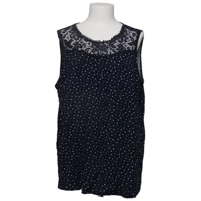 Top (Blauw, Wit) van Janina Curved