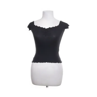 Crop top (Zwart) van Hollister Katoen, Polyester, Elastaan
