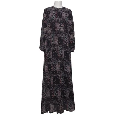 Maxi jurk (Zwart, Meerkleurig) van Revival Katoen, Elastaan, Polyester