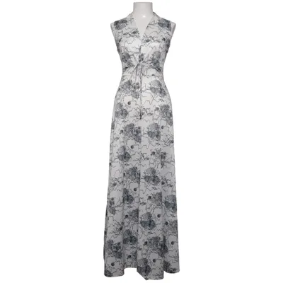 Maxi dress (White, Black) from Mackerness Polyester
