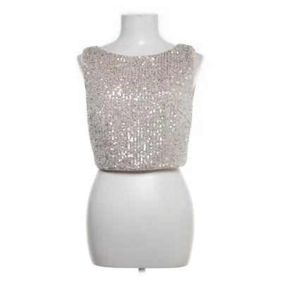 Crop top (Beige) van Jake*s Cocktail Elastaan, Polyester