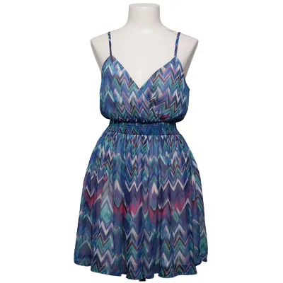 Jurk (Blauw, Lila, Groen) van Model Behaviour Polyester