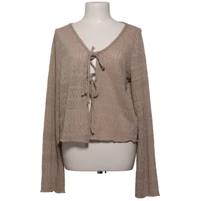 Strickjacke (Beige) von Bubbleroom Elasthan, Polyester