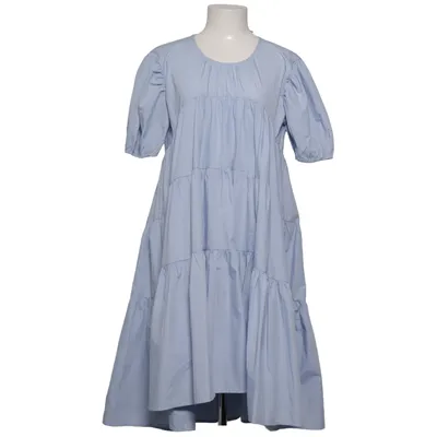 Jurk (Blauw) van Sweewë Katoen, Polyester