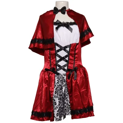 Verkleidung (Rot, Weiß, Schwarz) von Leg Avenue Polyester