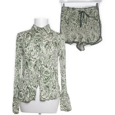 Set (Groen, Wit) van Zara Viscose