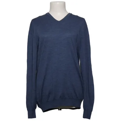 Pullover (Blue) from Fedeli Wool