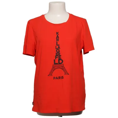 T-shirt (Röd) från Karl Lagerfeld Bomull, Elastan