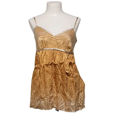 Tanktop  (Beige, Brun) fra The Limited Polyester, Silke, Viscose