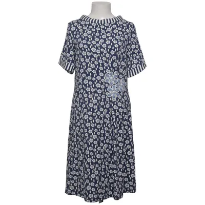 Dress (Blue, White, Multicolored) from Du Milde Cotton, Elastane, Viscose