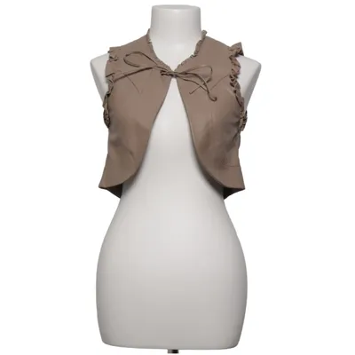 Leather vest (Beige) from Custommade Leather, Polyester