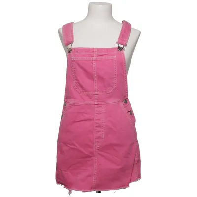 Hängselklänning (Rosa) från Bershka_BSKGIRL Bomull