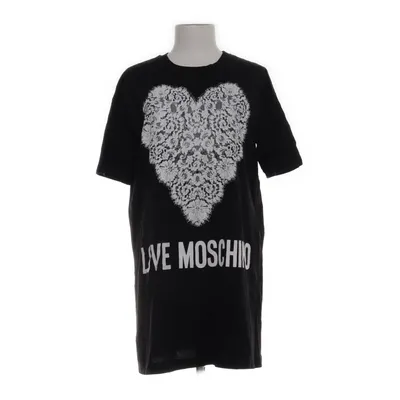 Klänning (Svart, Vit) från Love Moschino Bomull, Elastan
