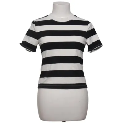 T-shirt (Black, White) from Lindex Cotton, Elastane