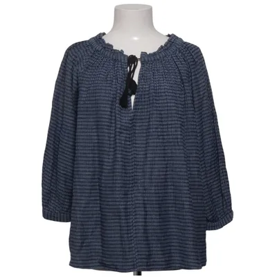 Blouse (Blue, Black) from Masscob Cotton
