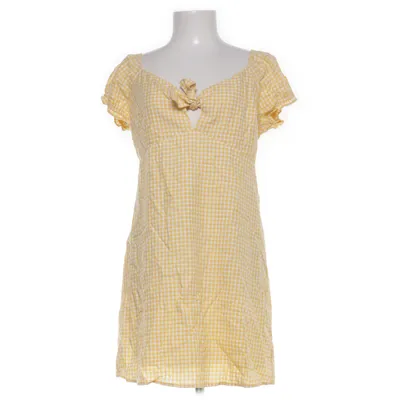 Klänning (Gul, Vit) från Hollister Polyester, Viskos