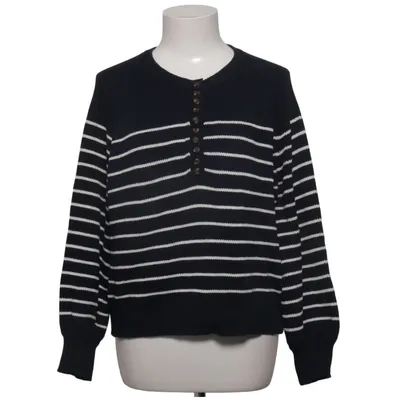 Pull-over (Bleu, Blanc) de La Maille Sézane Acétate, Coton