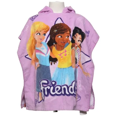 Bath cape (Purple, Multicolored) from Character World Cotton