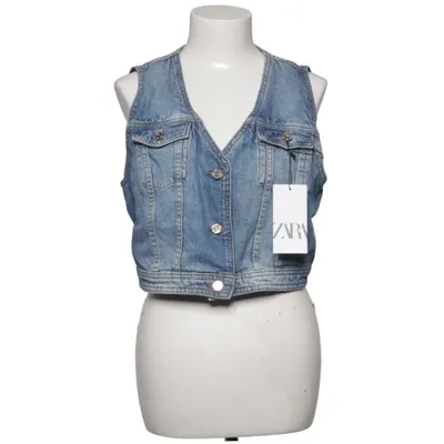 Spijker gilet (Blauw) van Zara Katoen
